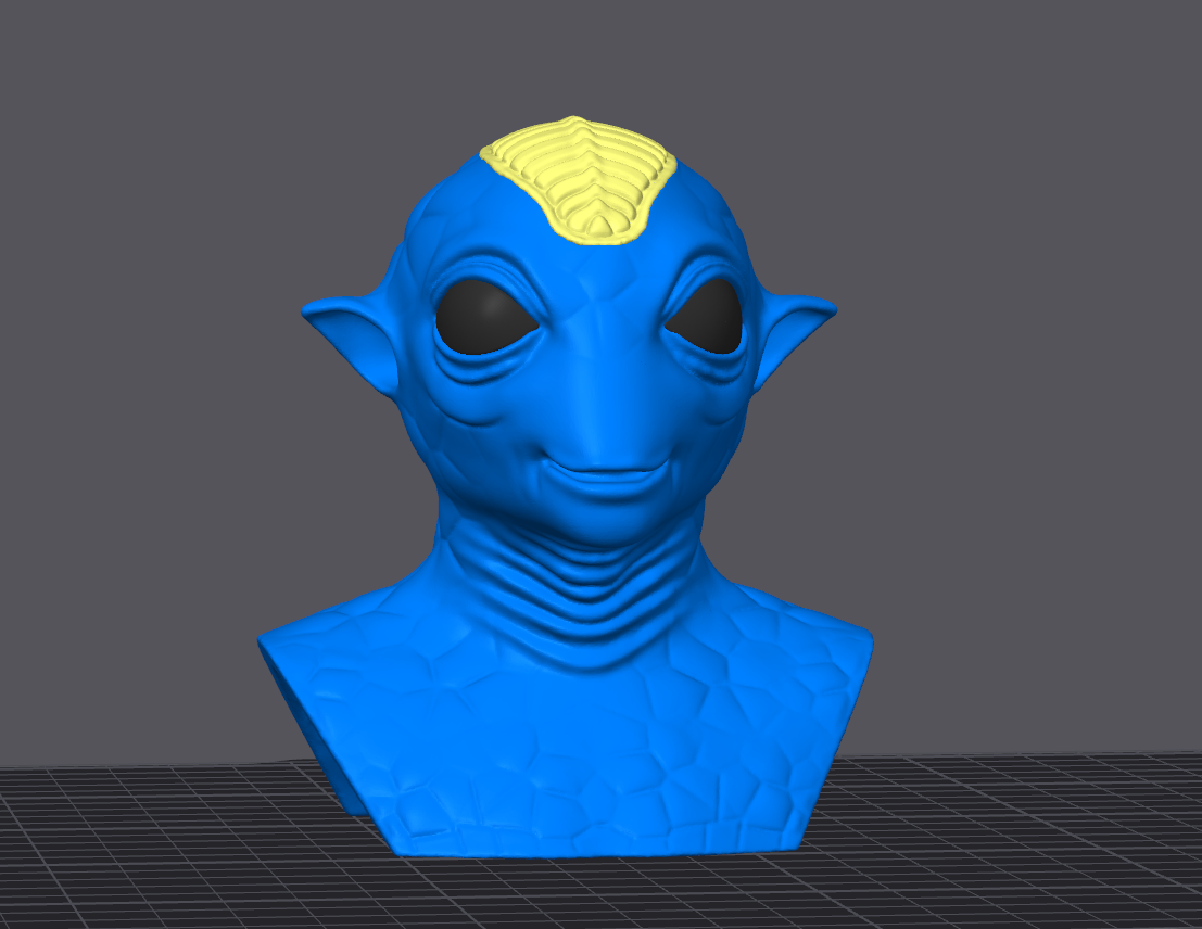 Jadoo Alien from Koi Mil Gaya Movie Prop Display - Digital STL 3D Model